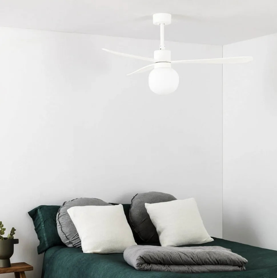 Takvifte Amelia Ball, LED-lampe, hvit