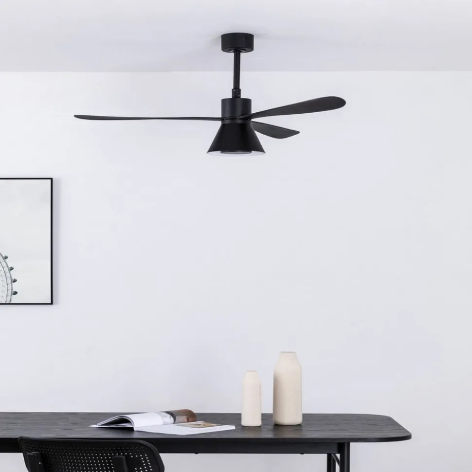 Takvifte Amelia Cone, LED-lampe, svart