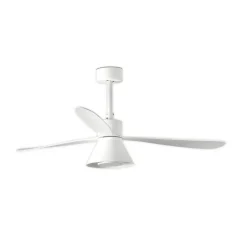 Takvifte Amelia Cone med LED-lampe, hvit