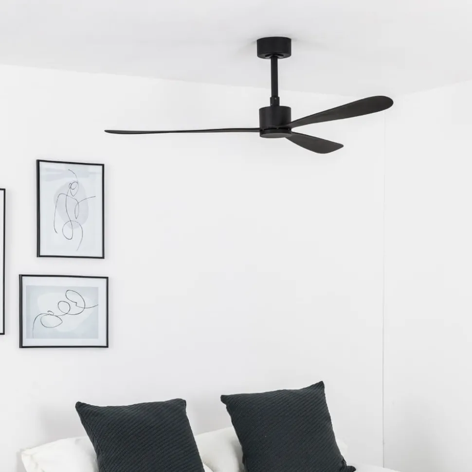 Takvifte Amelia, DC-motor, 3 blad, svart