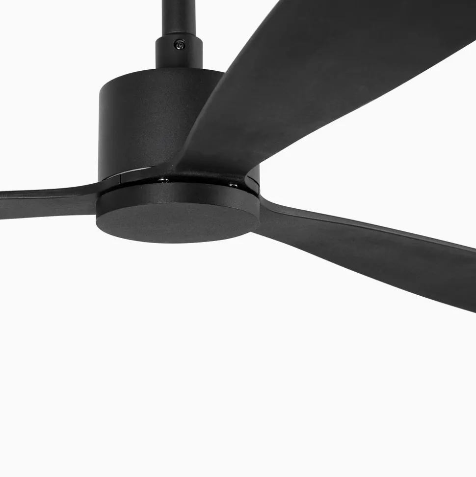 Takvifte Amelia, DC-motor, 3 blad, svart