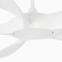 Takvifte Cocos L med LED-lampe, DC, hvit