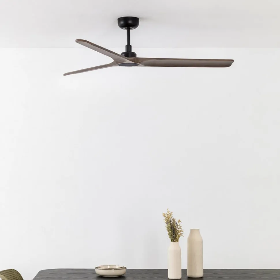 Takvifte Heywood M DC, svart / mørkt tre