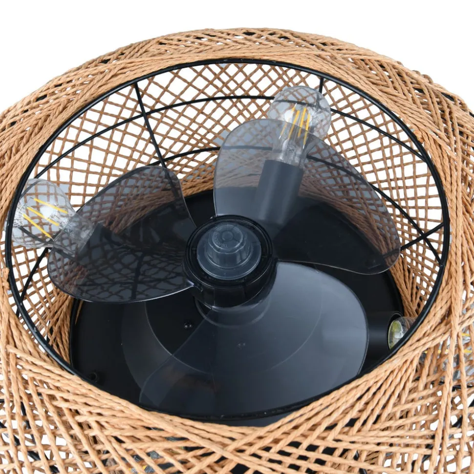 Takvifte Lillesand med lys, stillegående, Ø 50 cm, fjernkontroll