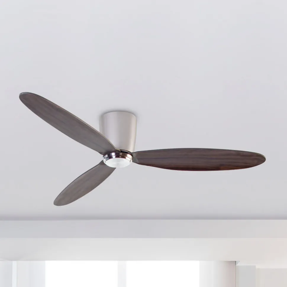 Takvifte Nias L DC nikkel/mørkt tre