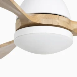 Takvifte Poros, LED-lampe hvit / lyst tre