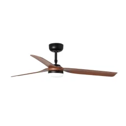 Takvifte Punt M DC LED svart/mørkt tre