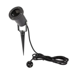 Tessa utendørs spot med jordspyd, grå