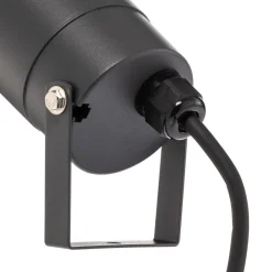 Tessa utendørs spot med jordspyd, grå