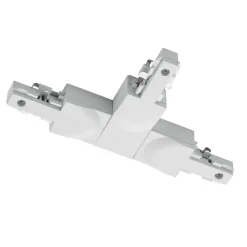 T-kobling DUOline, beskyttelsesleder høyre hvit matt