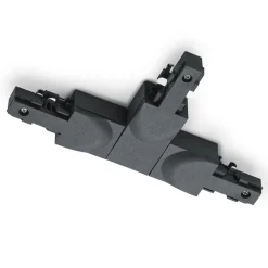 T-kobling DUOline, jordleder venstre, svart