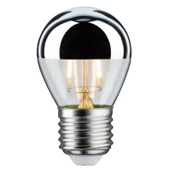 Toppforspeilet lyspære E27 drop 827silver 2,6W