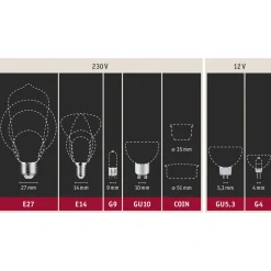 Toppforspeilet lyspære E27 drop 827silver 2,6W