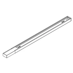 Track 1-fase skinne svart, 100 cm