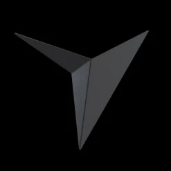 Trame LED-vegglampe svart