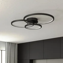 Trio WiZ Aaron smart LED-taklampe, antrasitt