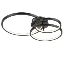 Trio WiZ Aaron smart LED-taklampe, antrasitt