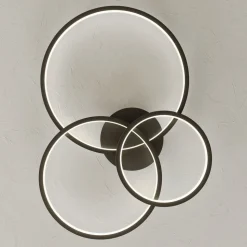 Trio WiZ Aaron smart LED-taklampe, antrasitt