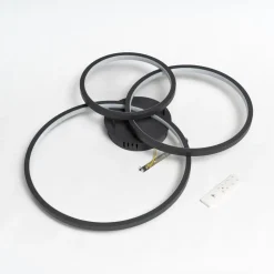 Trio WiZ Aaron smart LED-taklampe, antrasitt