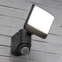 Utendørs LED-spot Sunshine, bevegelsessensor, 18cm