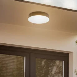 Utendørs LED-taklampe Lyam, IP65 mørkegrå