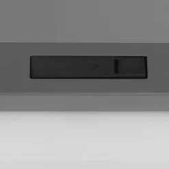 Utendørs LED-vegglampe Bermejo, kantet, sensor, CCT, antrasitt