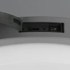 Utendørs LED-vegglampe Bermejo, rund, sensor, CCT, antrasitt