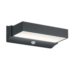 Utendørs LED-vegglampe Cuando med bevegelsessensor
