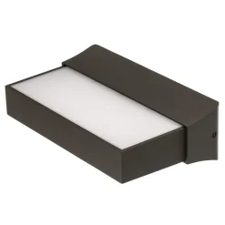 Utendørs LED-vegglampe Cuando med bevegelsessensor