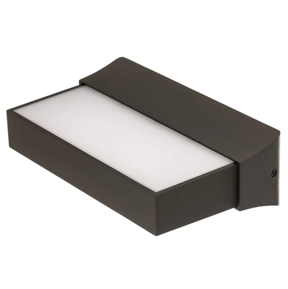 Utendørs LED-vegglampe Cuando med bevegelsessensor