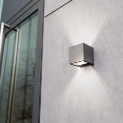 Utendørs LED-vegglampe Gemini 8,8 cm