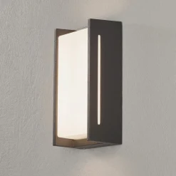 Utendørs LED-vegglampe Indus, antrasitt