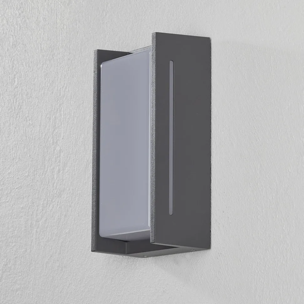 Utendørs LED-vegglampe Indus, antrasitt