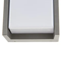 Utendørs LED-vegglampe Indus, antrasitt