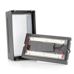 Utendørs LED-vegglampe Indus, antrasitt