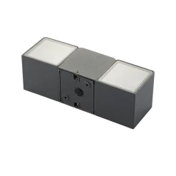 Utendørs LED-vegglampe Niklas, kantet