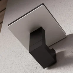 Utendørs LED-vegglampe Olesia, firkantet