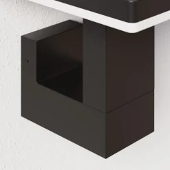 Utendørs LED-vegglampe Olesia, firkantet