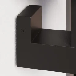 Utendørs LED-vegglampe Olesia, firkantet