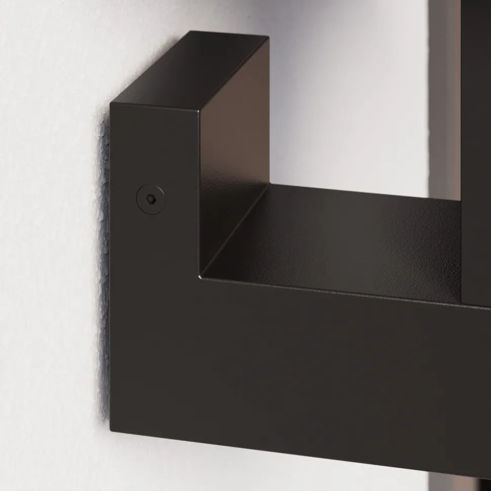 Utendørs LED-vegglampe Olesia, firkantet