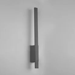 Utendørs LED-vegglampe Tawa av aluminium antrasitt