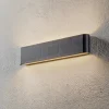 Utendørs LED-vegglampe Thames II, antrasitt