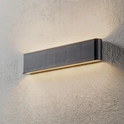 Utendørs LED-vegglampe Thames II, antrasitt
