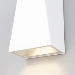 Utendørs LED-vegglampe Times Square hvit