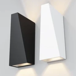 Utendørs LED-vegglampe Times Square hvit