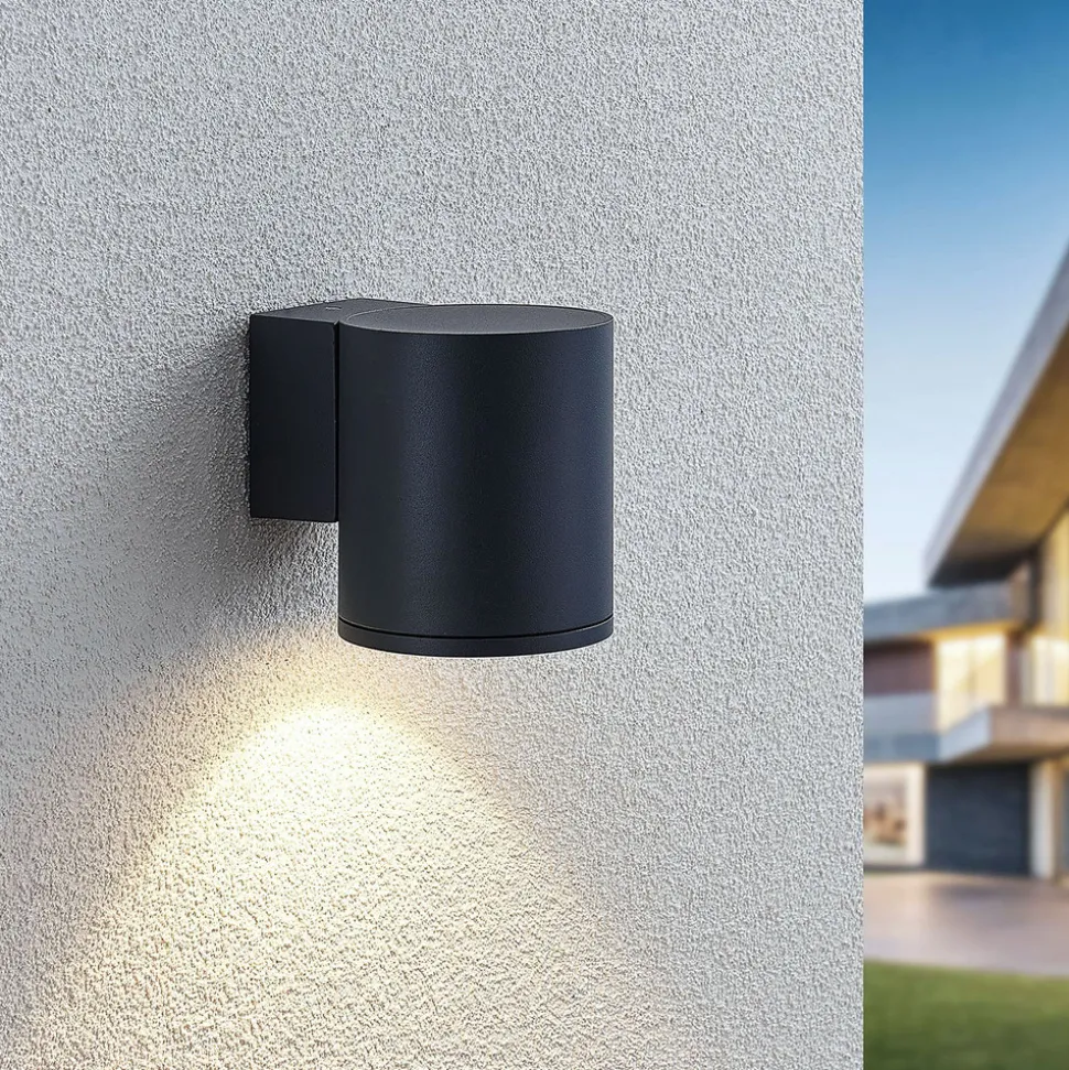 Utendørs LED-vegglampe Visavia, 1 lyskilde