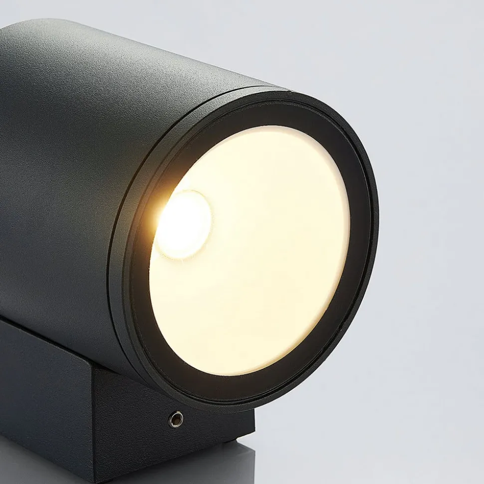 Utendørs LED-vegglampe Visavia, 1 lyskilde