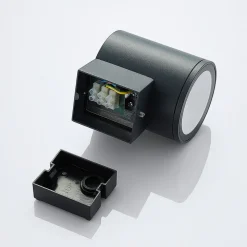 Utendørs LED-vegglampe Visavia, 1 lyskilde