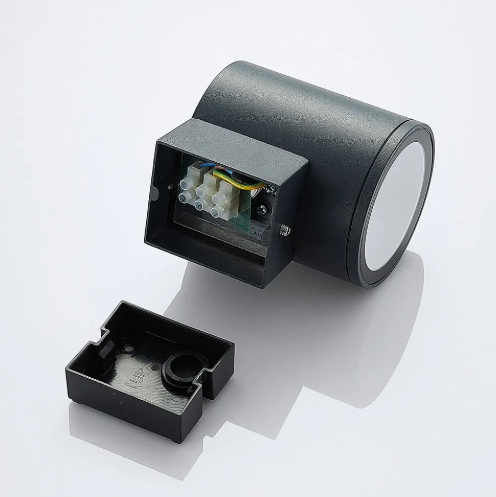 Utendørs LED-vegglampe Visavia, 1 lyskilde