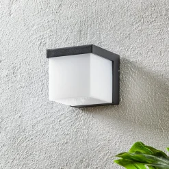 Utendørs LED-vegglampe Yangtze, antrasitt